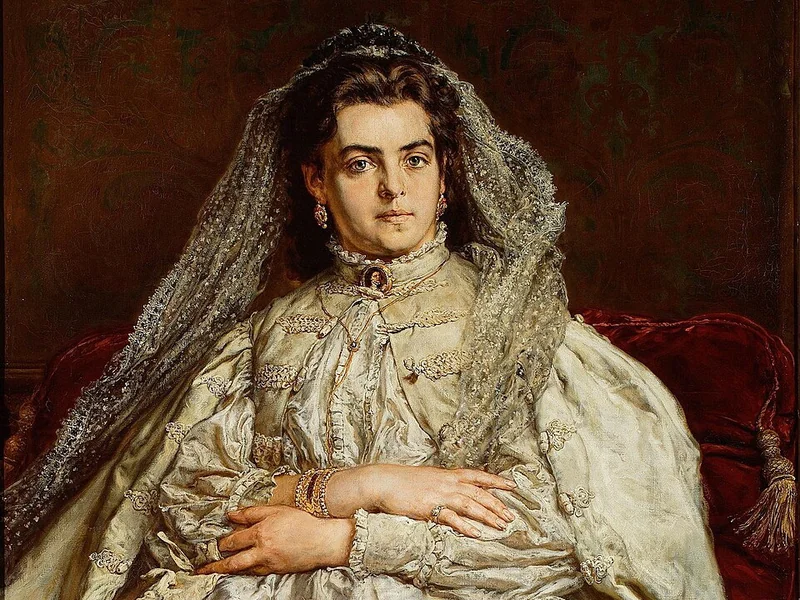 1838-Jan Matejko - Ritratto della moglie Teodora (1879)